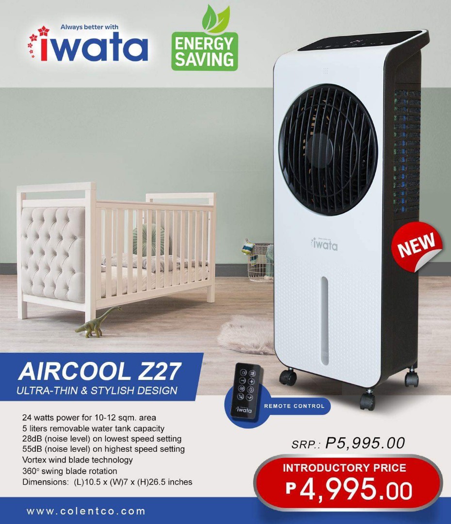 iwata-aircooler-tv-home-appliances-air-conditioning-and-heating-on