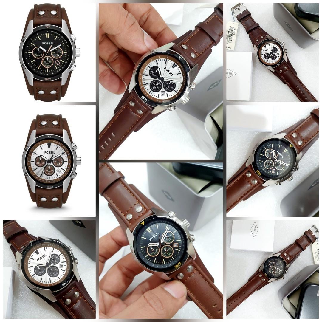 Jam Fossil Pria Original Pria Coachman Chronograph CH2565 dan CH2891 45mm Barang Mewah Jam Tangan di Carousell