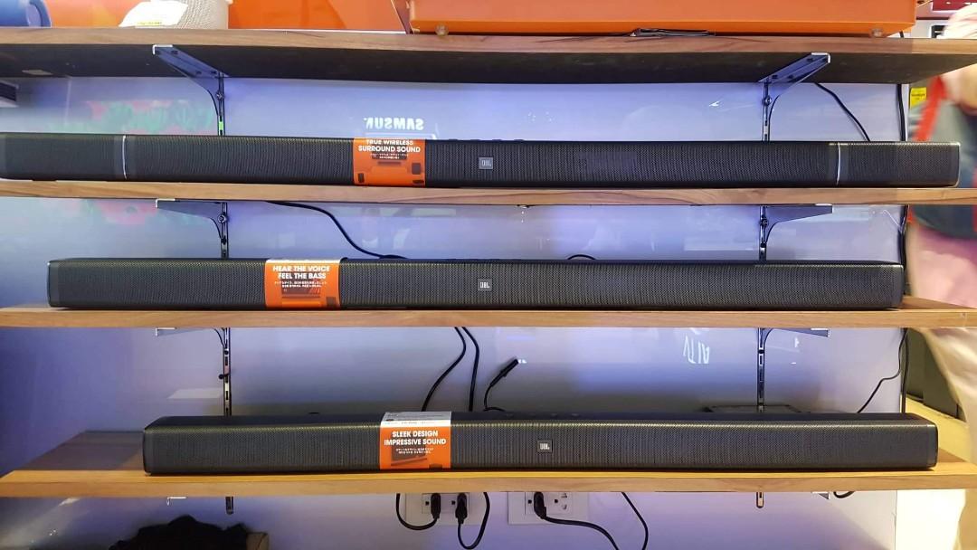 JBL SPEAKER (Category: Soundbars, Speakers & Amplifiers) located in Manila. Submitted by chuck_claros (Listing ID 1165362375, Image 3). Description: ☆Note: Brand new factory sealed. ☆For Sale! We Have Physical Stores. ☆Note: COD (charges may applied) jbl bar series bar 5.1 cash 32990 surround Bar 9.1 cash 47890 JBL soundbar new model bar 2.1 deepbass cash 15190 bar 5.1 immersive cash 25490 ●1year warranty Parts and Services ●7 days replacement fo