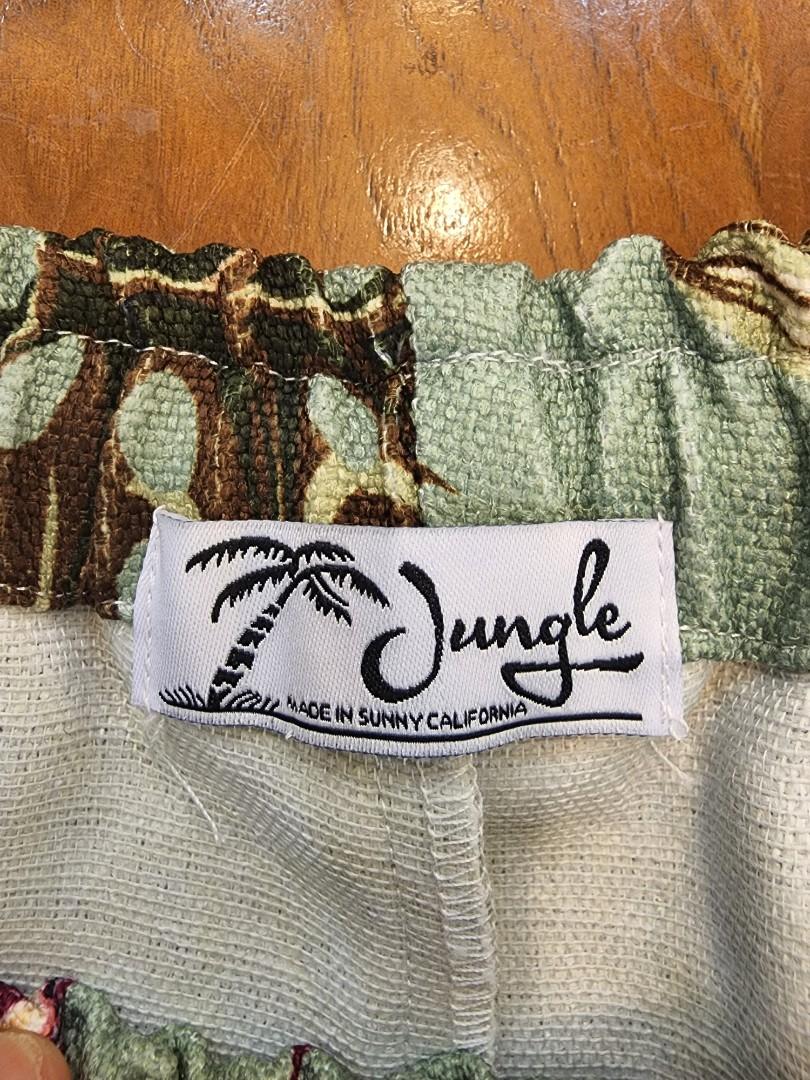 Jungle Gurl Banana Leaf Floral Shorts Daily Matching Beach Shorts