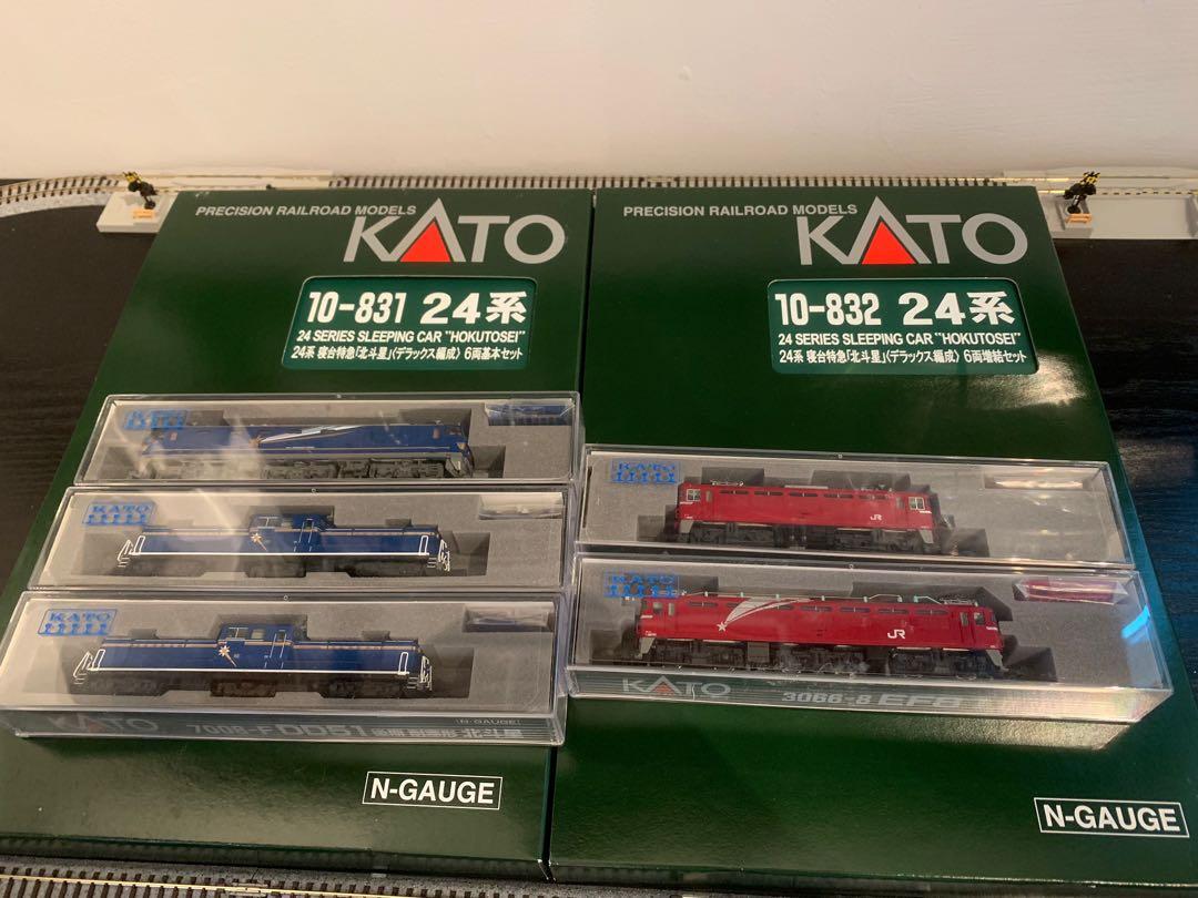KATO 北斗星デラックス編成 24系客車セット＋機関車 x 4 - 鉄道模型