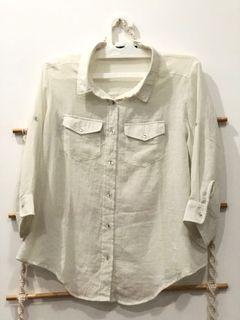 Kemeja broken white