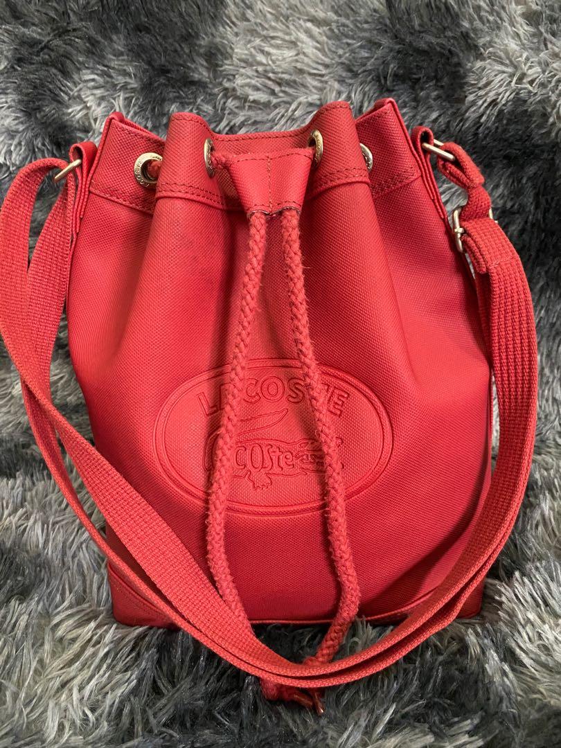 Lacoste bucket bag new arrivals price