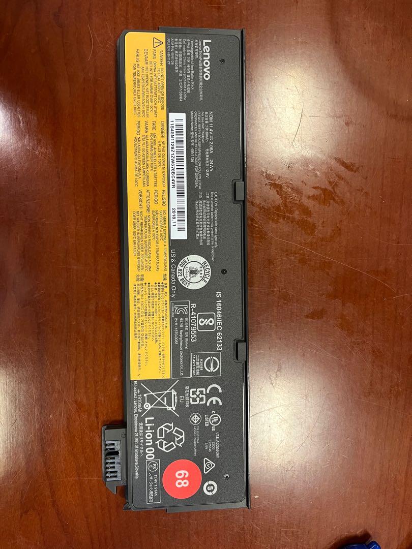 Lenovo Battery - IS 16046/IEC 62133, 電腦＆科技, 手提電腦 - Carousell