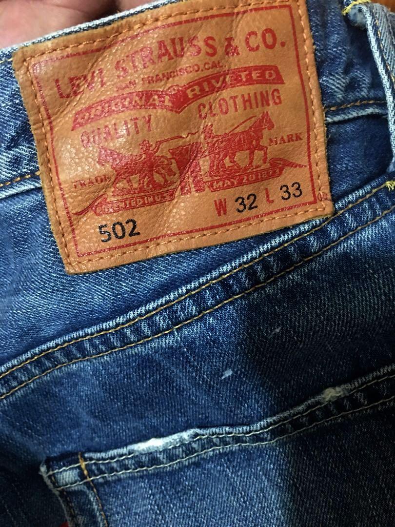 Levi Strauss \u0026 Co. 502 authentic, Men's Fashion, Bottoms, Jeans on Carousell