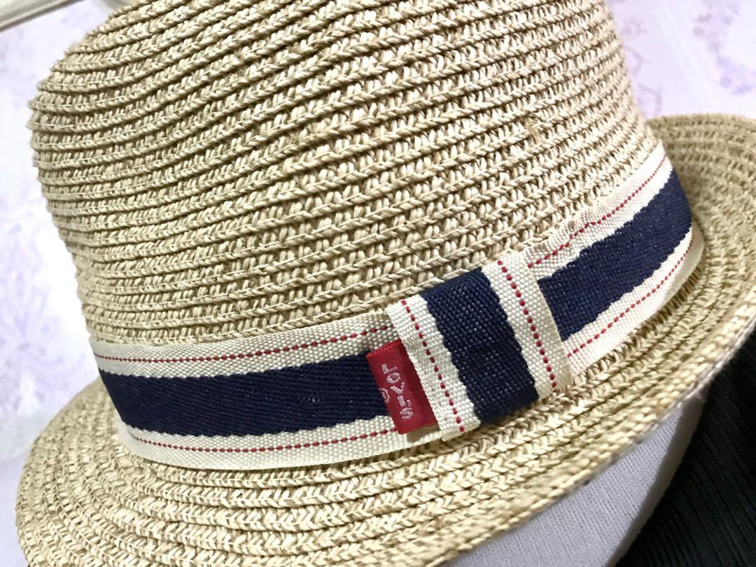 LEVIS Fedora Trilby Straw Hat w/ Band Unisex, Men's Fashion, Watches &  Accessories, Caps & Hats on Carousell