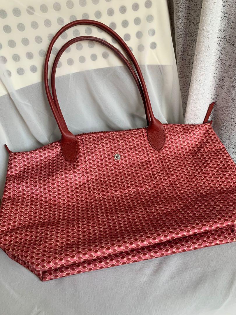 Longchamp sales printed tote