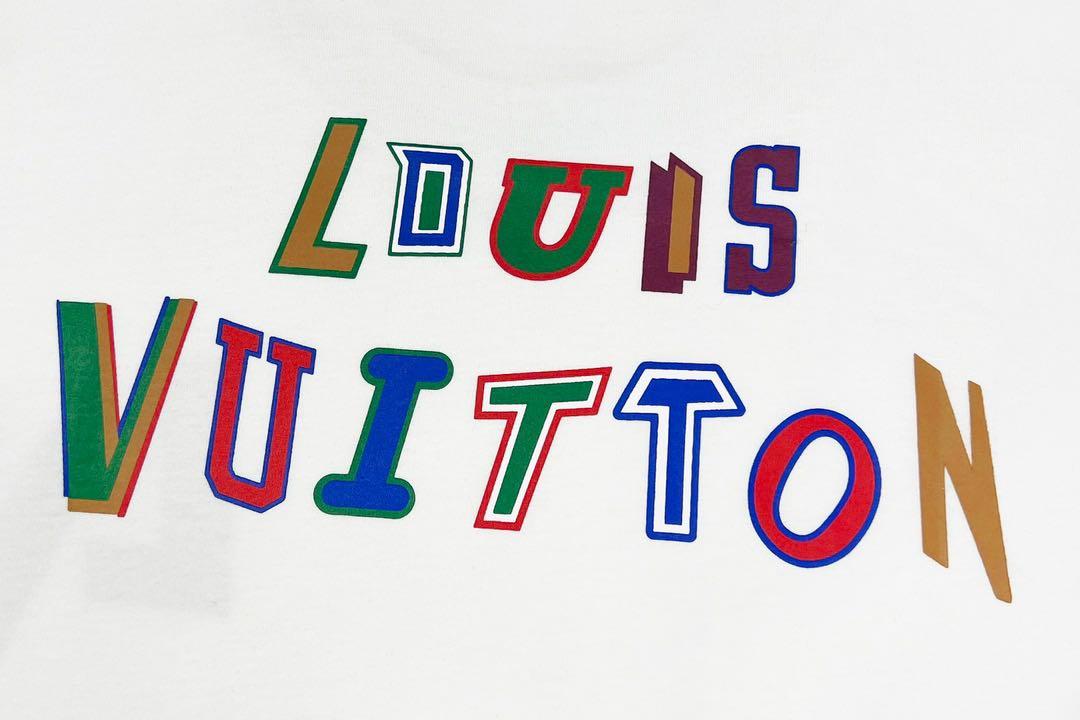 Louis Vuitton Camiseta Monogram Comics en intarsia Multicolor