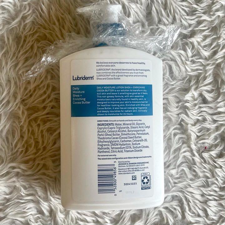Lubriderm Daily Moisture Lotion Shea + Enriching Cocoa Butter 16 oz