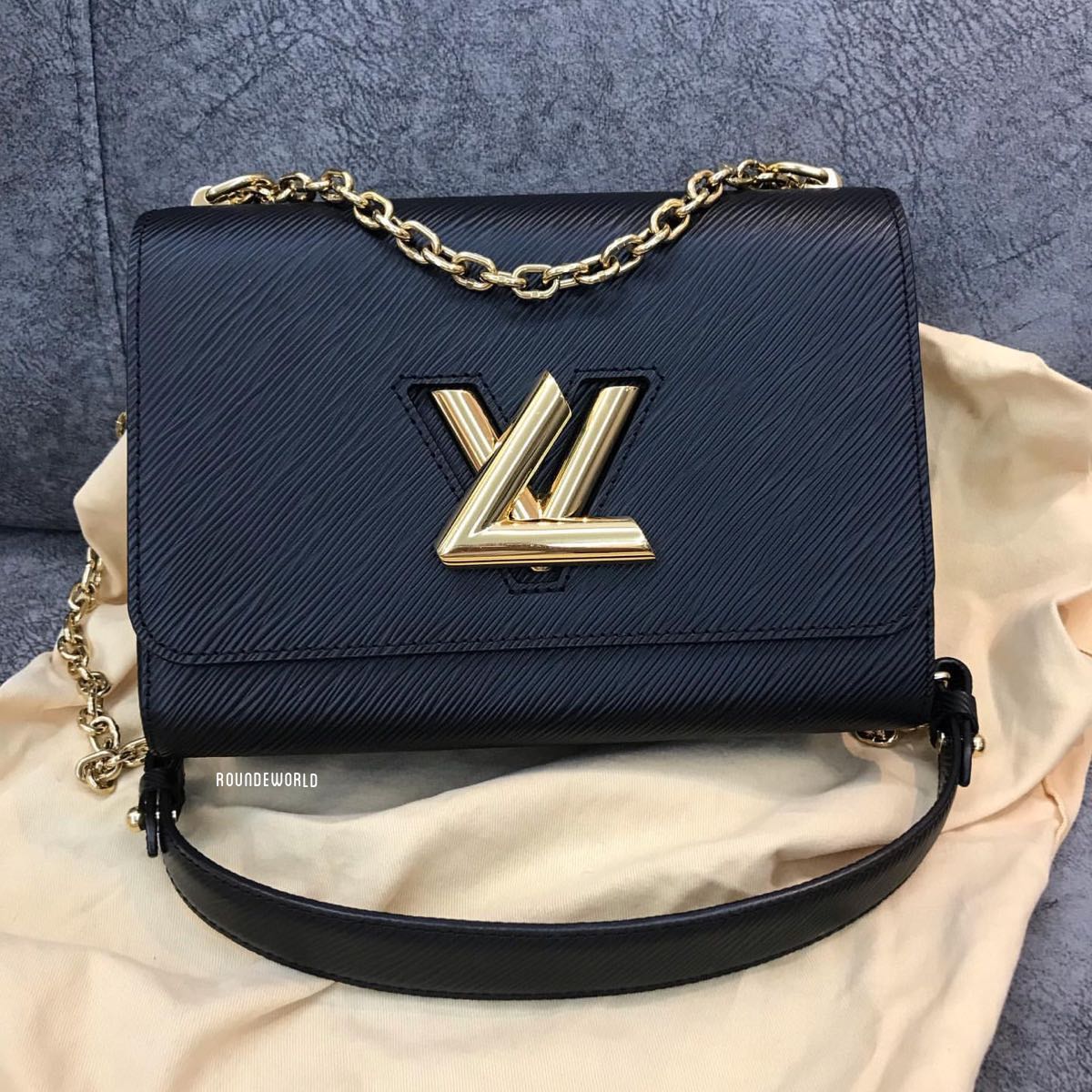 Louis vuitton twist mm lv, Luxury, Bags & Wallets on Carousell