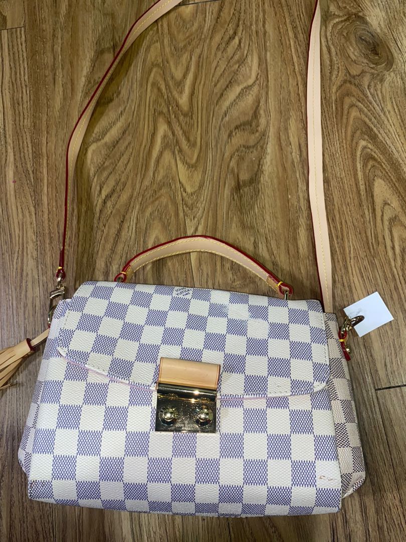 LV white sling bag Luxury Bags Wallets on Carousell