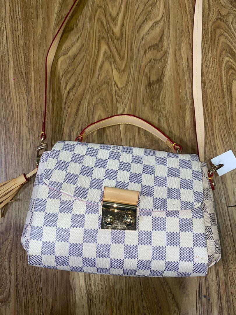 Lv white sling bag store