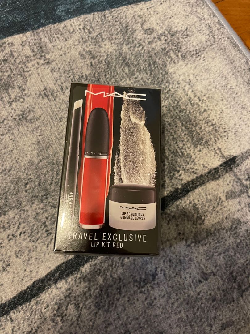 Mac lip kit red, Beauty & Personal Care, Face, Makeup on Carousell