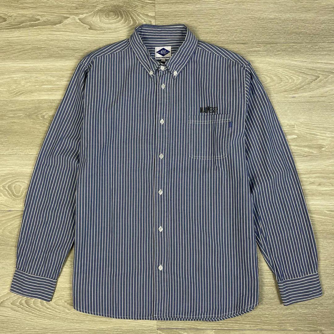 madness striped shirt JNSH34, Fesyen 