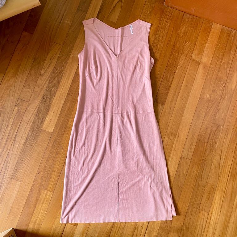SALE Max Studio Dusty Pink Microsuede Sheath Dress Women s