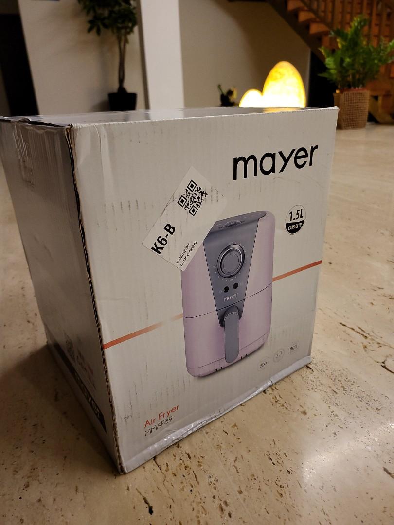 Mayer Air Fryer 1.5L (Pink), TV & Home Appliances, Kitchen Appliances