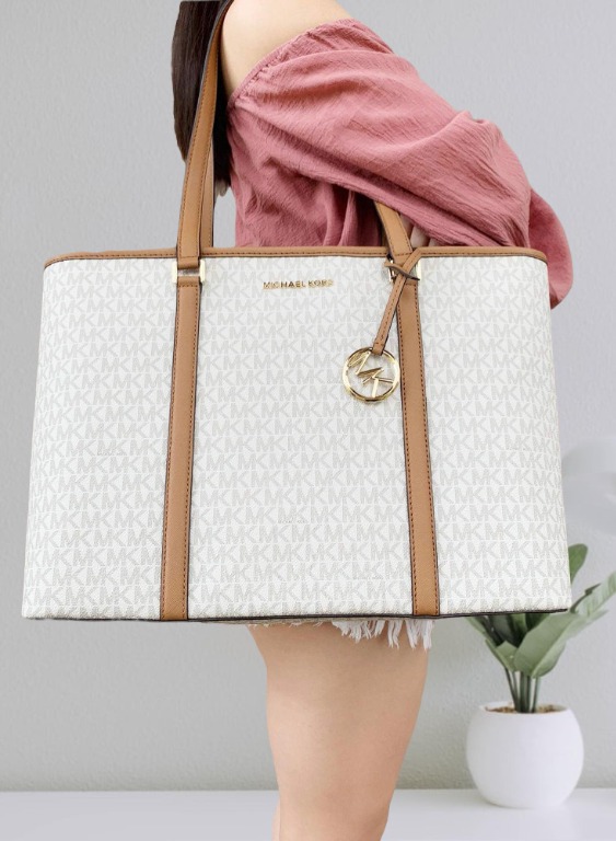 Michael kors on sale sady tote vanilla