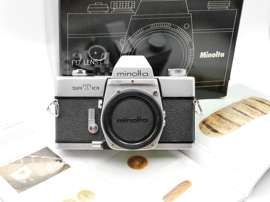 MINT Minolta SRT 101 Film SLR Body Full Box Set, Photography, Cameras
