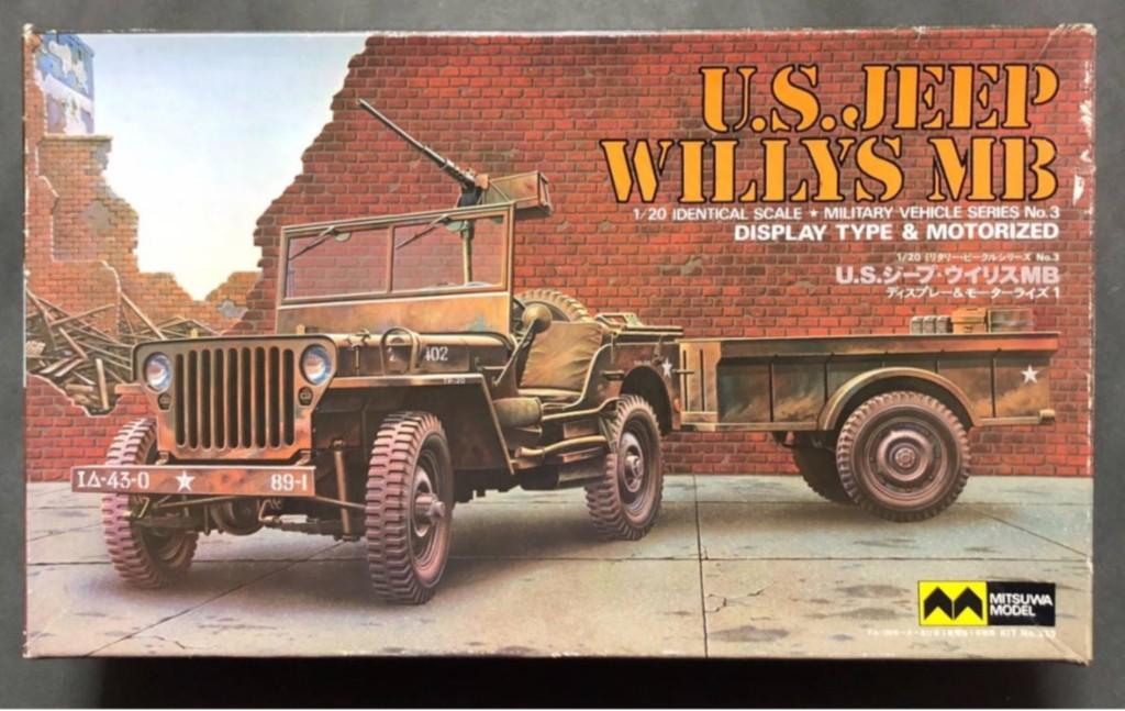 ミツワ 1 20 ウィリス・ジープ MB・U.S. Jeep Willys MB - プラモデル