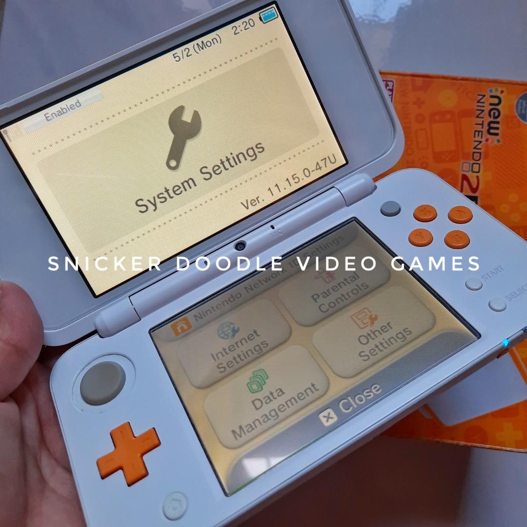New 2DS XL Orange + White Complete In Box NON CFW, Video Gaming, Video ...