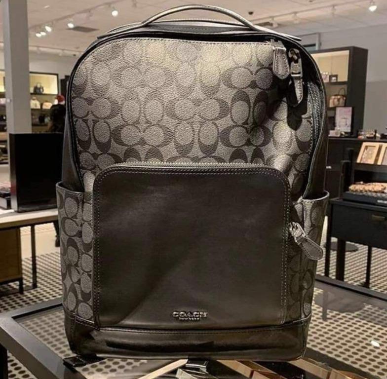 Coach men's graham backpack deals