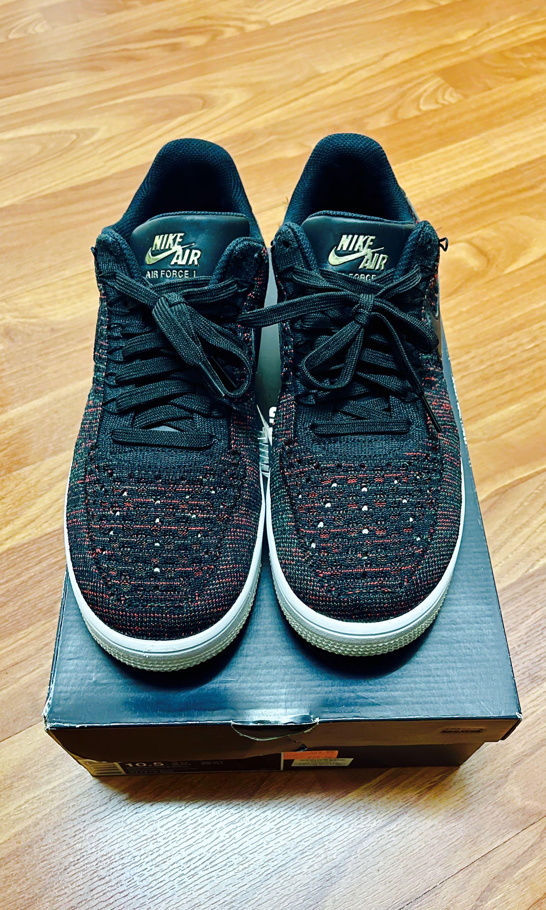 Nike air force 1 store flyknit low on feet