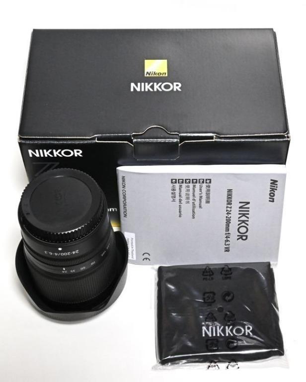 NIKKOR Z 24-200mm f/4-6.3 VR, 攝影器材, 鏡頭及裝備- Carousell