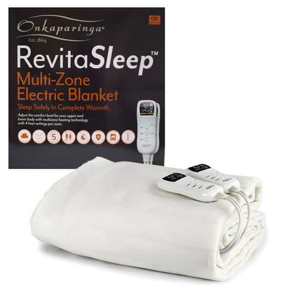 ONKAPARINGA Revita Sleep Multi Zone Electric Blanket 220volts