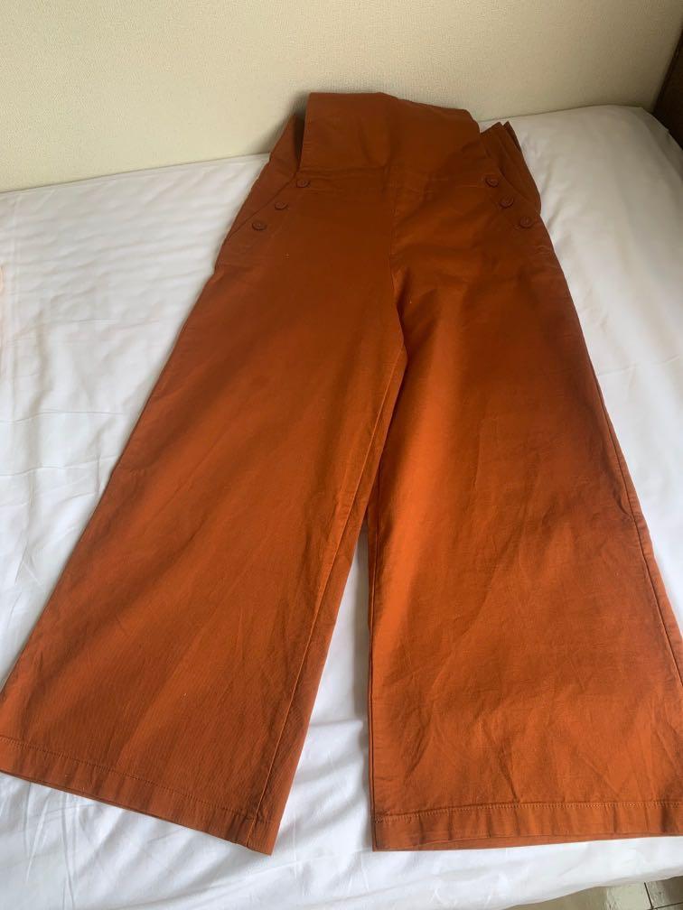 Orange jumpsuit, Fesyen Wanita, Pakaian 