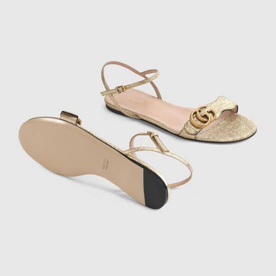 Marmont quarter strap 2025 flat sandal
