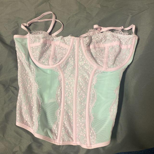 Out From Under Modern Love Corset in Pink