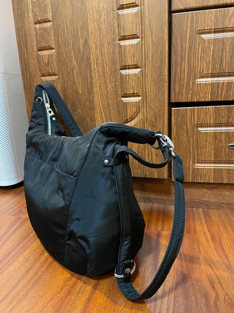 Pacsafe Stylesafe Antitheft Convertible Crossbody Bag (Black), Luxury, Bags & Wallets on Carousell