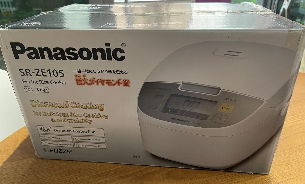 Panasonic Rice Cooker 1.0L/5 cups Diamond Coating for Delicious Rice