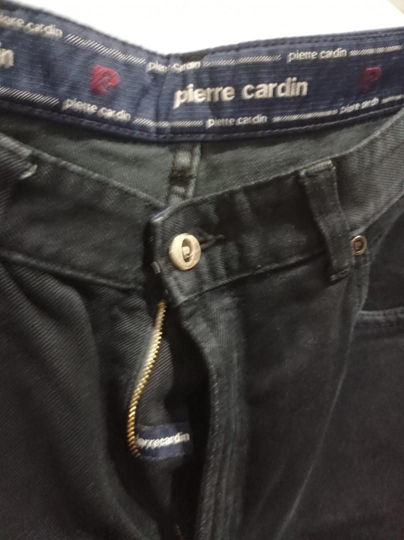 Pierre Cardin Jeans Hitam Black, Fesyen 