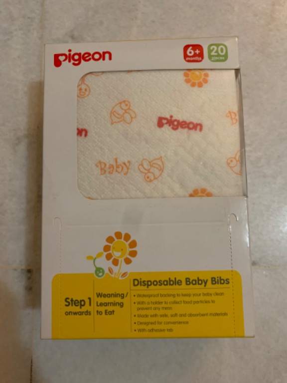 Pigeon Disposable Baby Bibs, Babies & Kids, Going Out, Other Babies Going Out Needs on Carousell