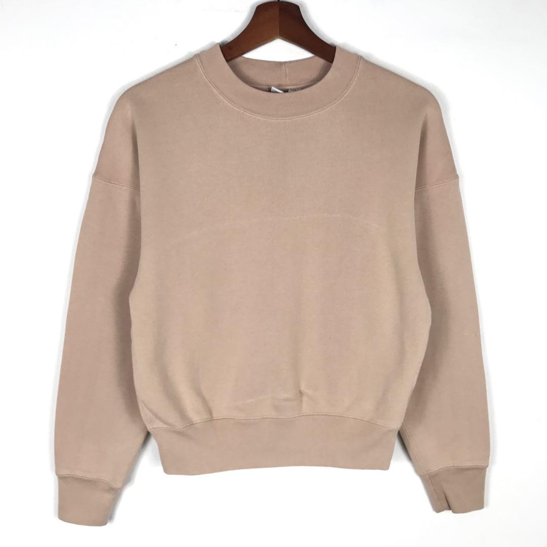 Plain Nude Sweatshirt Women s Fashion Tops Shirts on Carousell