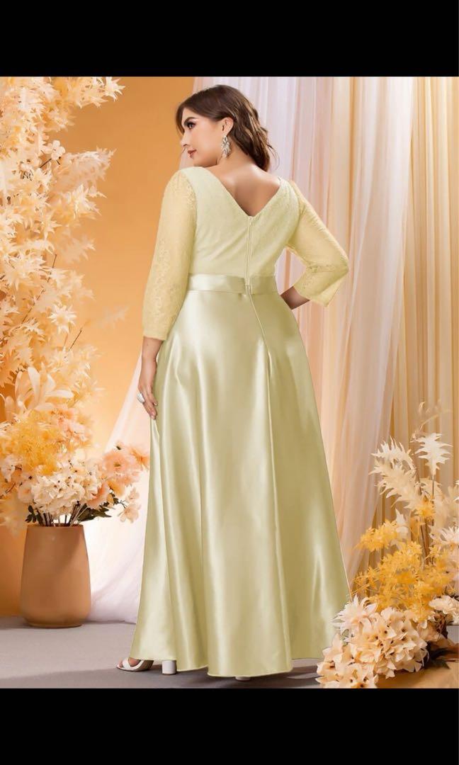 Plus size deals princess style dress
