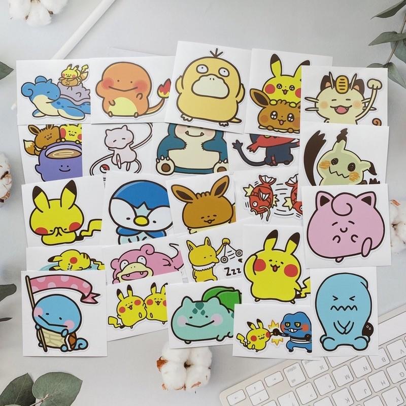 38 pieces of Pokemon stickers, Hobbies & Toys, Stationery & Craft
