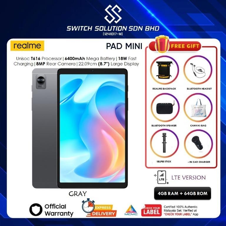 REALME Pad / REALME Pad 2 / REALME Pad Mini / REALME Pad X, LTE / 5G  Version Tablet, Original Malaysia New Set