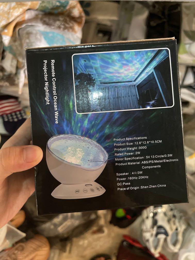 remote control ocean wave projector nightlight, Furniture & Home Living