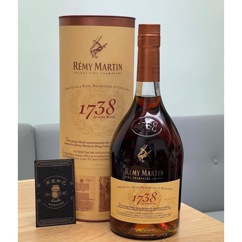 Remy martin 1738 750ml, 嘢食& 嘢飲, 酒精飲料- Carousell