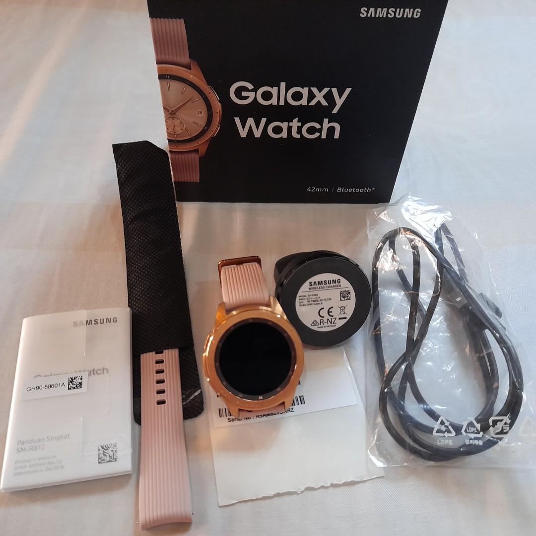 Samsung Galaxy Gear Watch 42mm R510n Rose Gold Telepon Seluler Tablet Aksesoris Tablet Handphone Aksesoris Ponsel Di Carousell