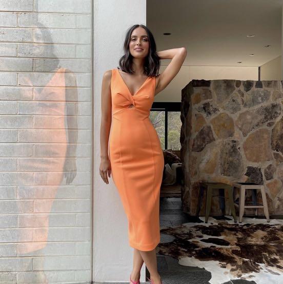 Sheike orange dress sales