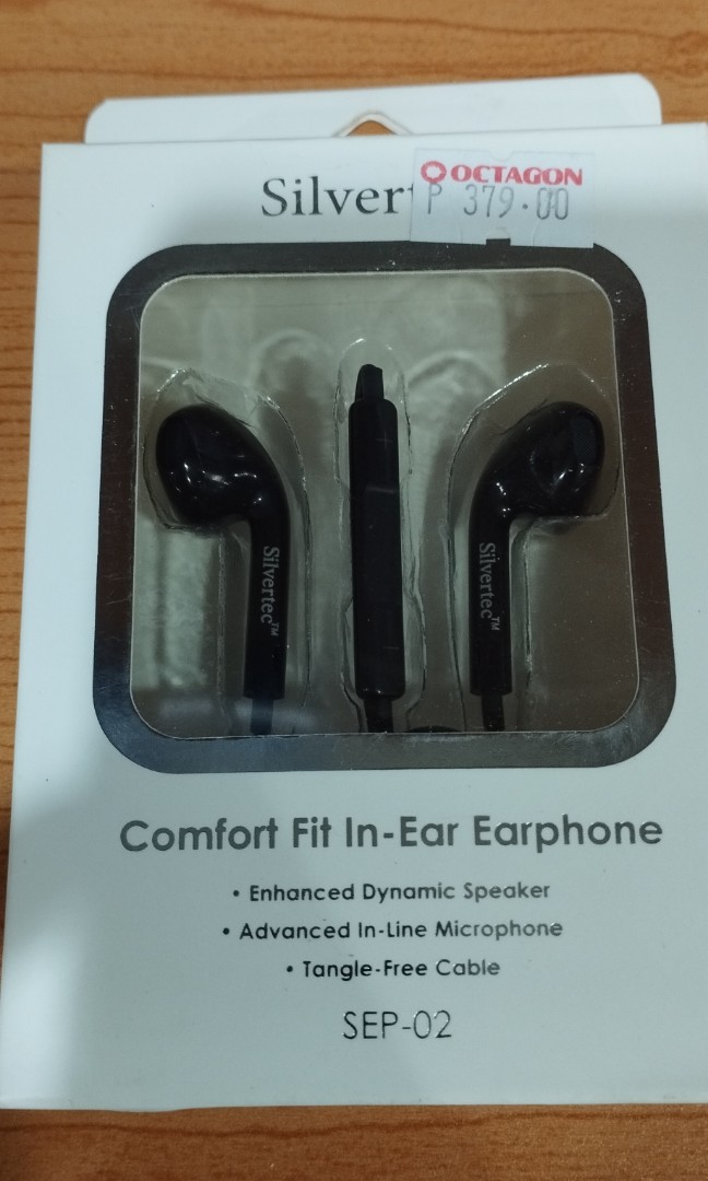 Silvertec Comfort Fit In Ear Earphone Headset