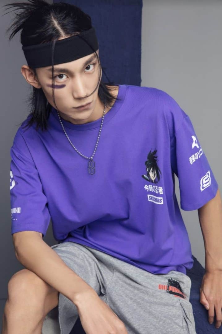 Skechers t sales shirt purple