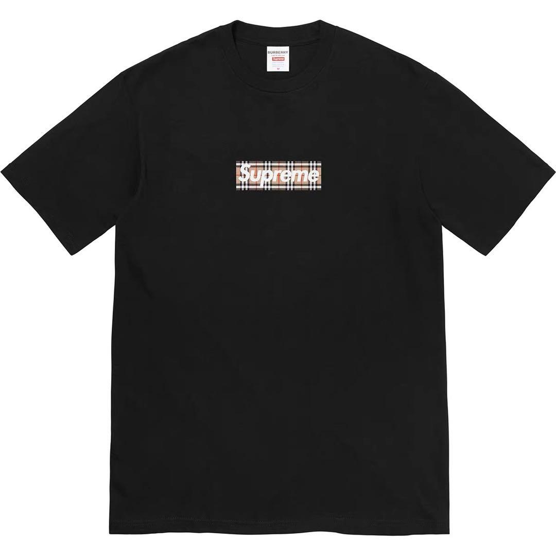 SUPREME X BURBERRY T SHIRT TEE 2 COLOR Luxury Apparel on