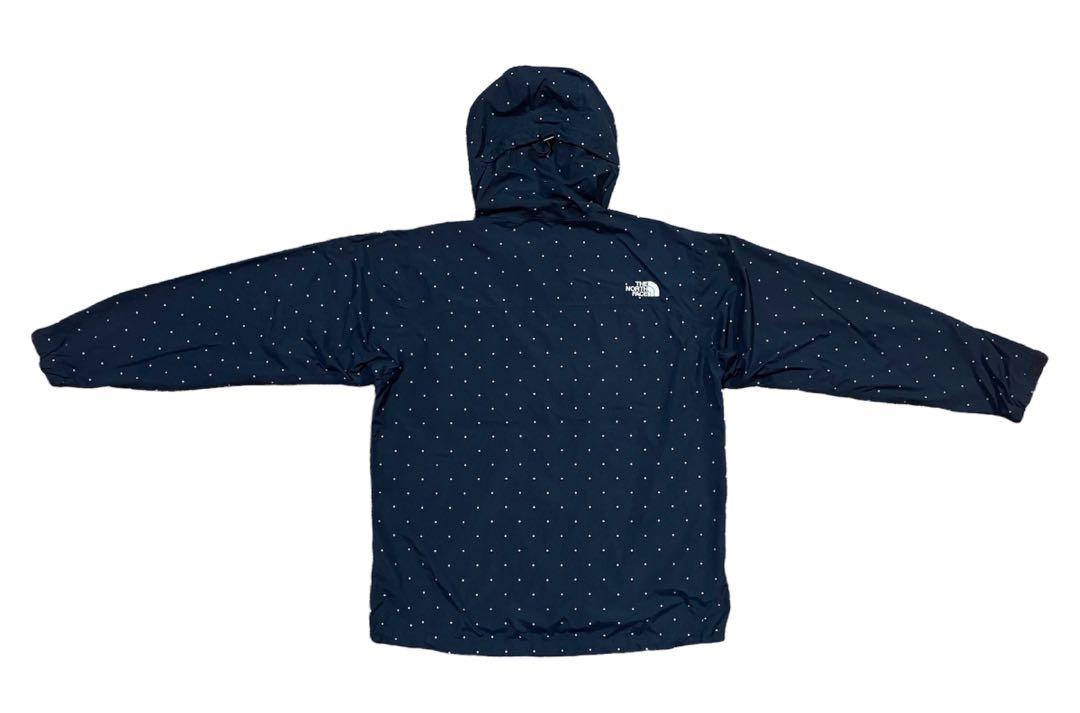 North face online polka dot coat