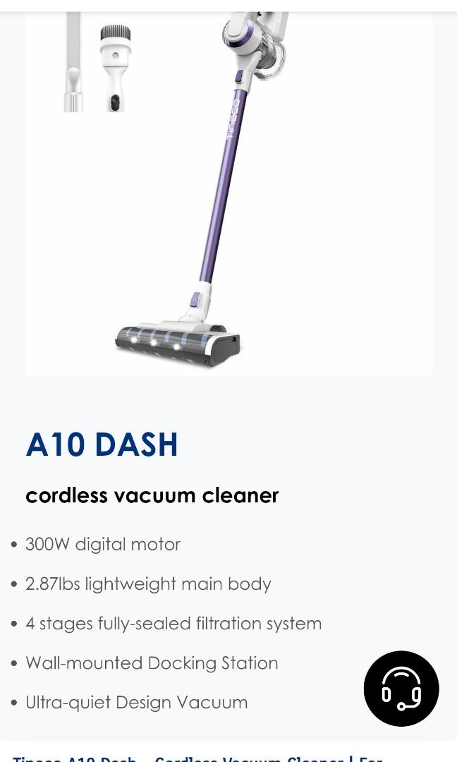 Tineco A10 Dash Cordless Vacuum, TV & Home Appliances, Vacuum Cleaner