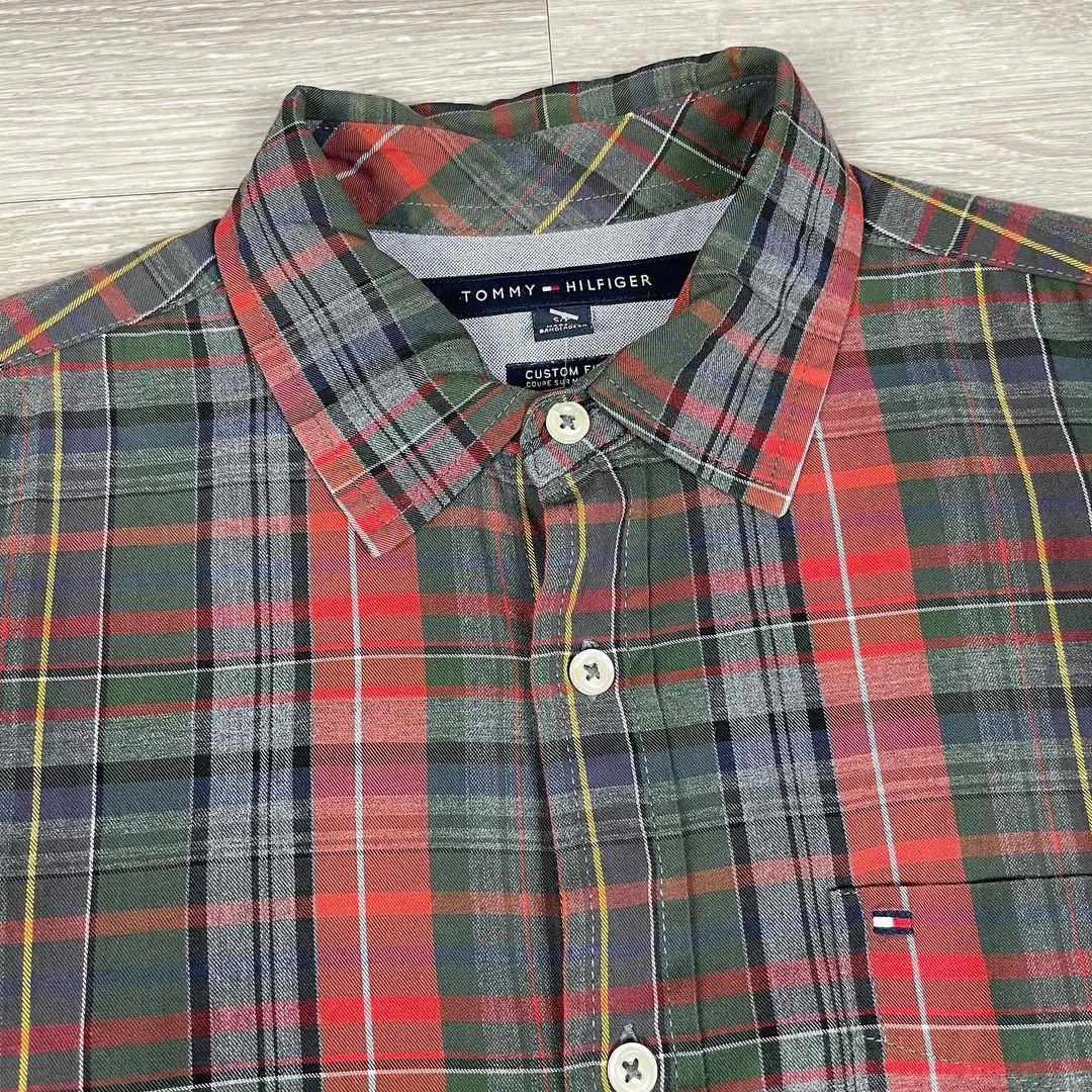 tommy hilfiger gingham shirt MYSH23 