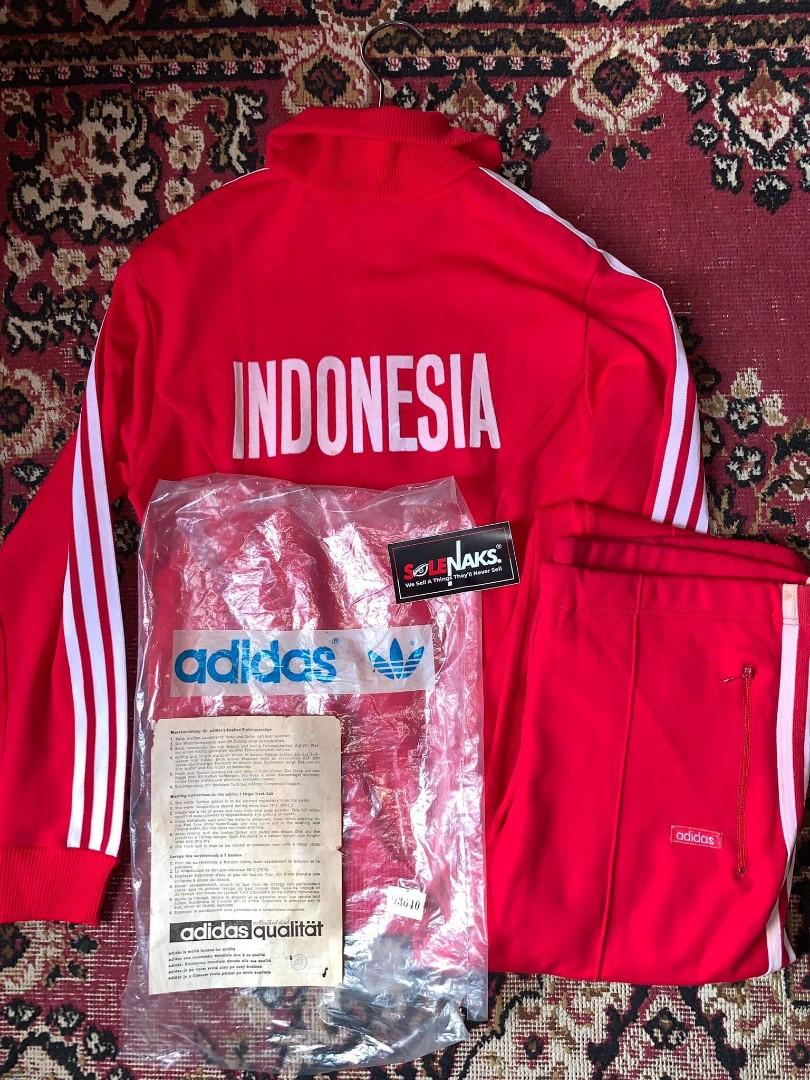 Tracktop adidas vintage Timnas Indonesia original bukan template remake jersey